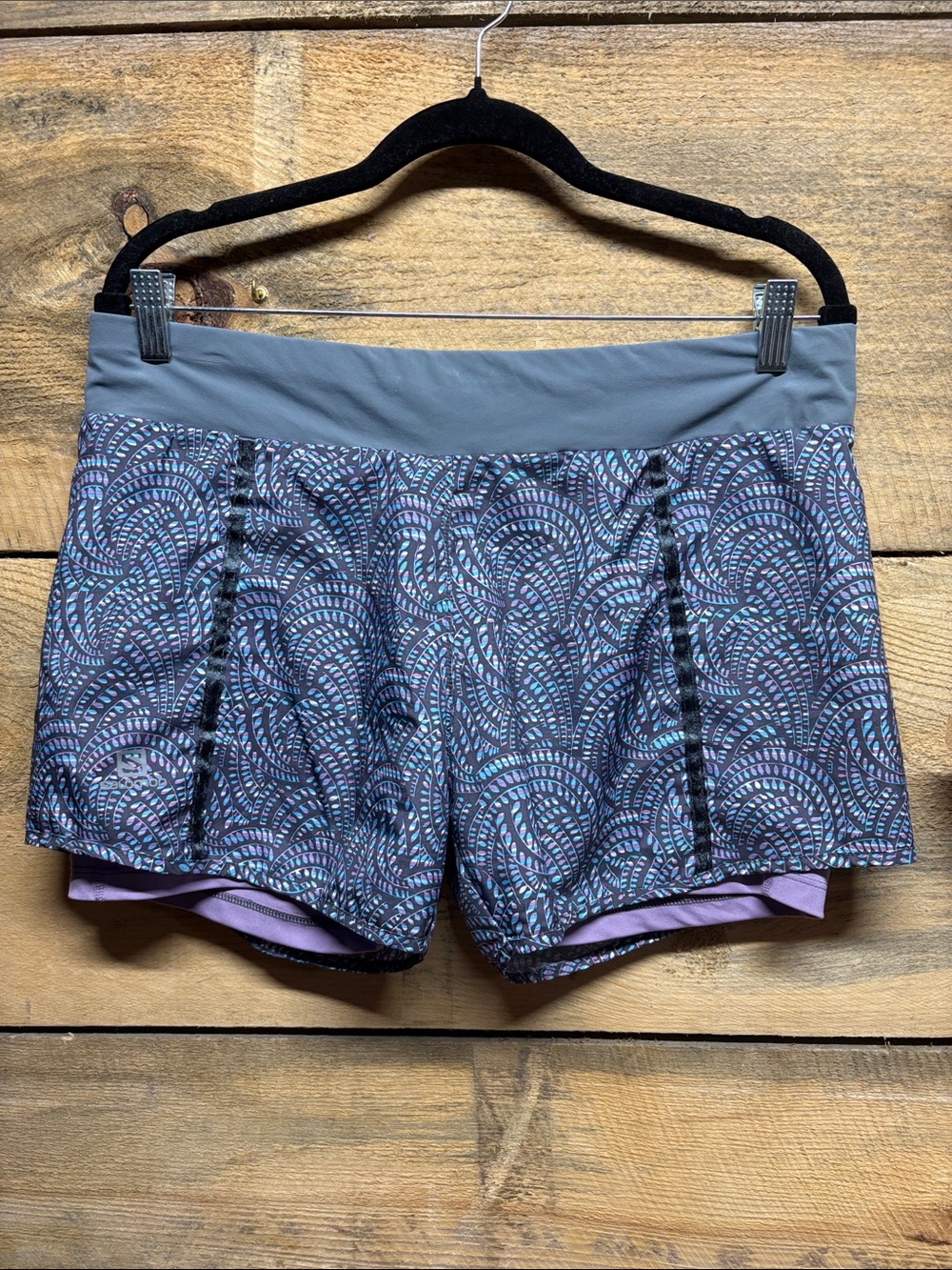 Salomon Patterned Athletic Shorts